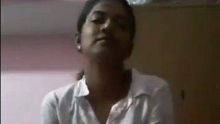 Desi girl naked solo selfie